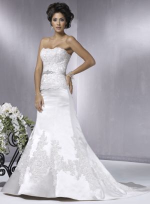 Maggie Sottero in store Maggie Sottero 1042 size10 Ivory/Pewter