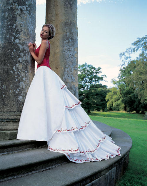 The Dress Below Is Available In Color And Size Listed Sincerity Sincerity Bridal 3091 Red Ivory Size 8