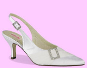 Satin* Not Recommended Dyeable, Heel Height: 2�