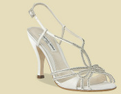 Duchesse Silk, Heel Height: 3 3/8
