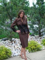 2-piece Junnie Leigh silk/wool/lace suit