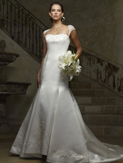 sexy and alluring soft sweetheart gown features exquistie beading on cap sleeves