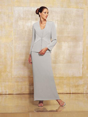 Two Piece Silky Crepe Suit