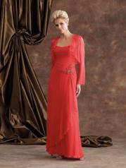 Two-Piece Crinkle Silk Chiffon Gown