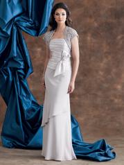 Two-Piece Silky Crepe Gown