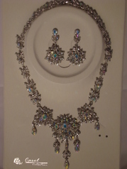 AB Austrian Crystal Necklace & Earring Set