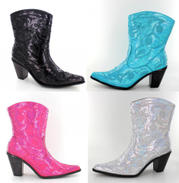 Short Sequin Boots
