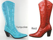 Tall Sequined Boots